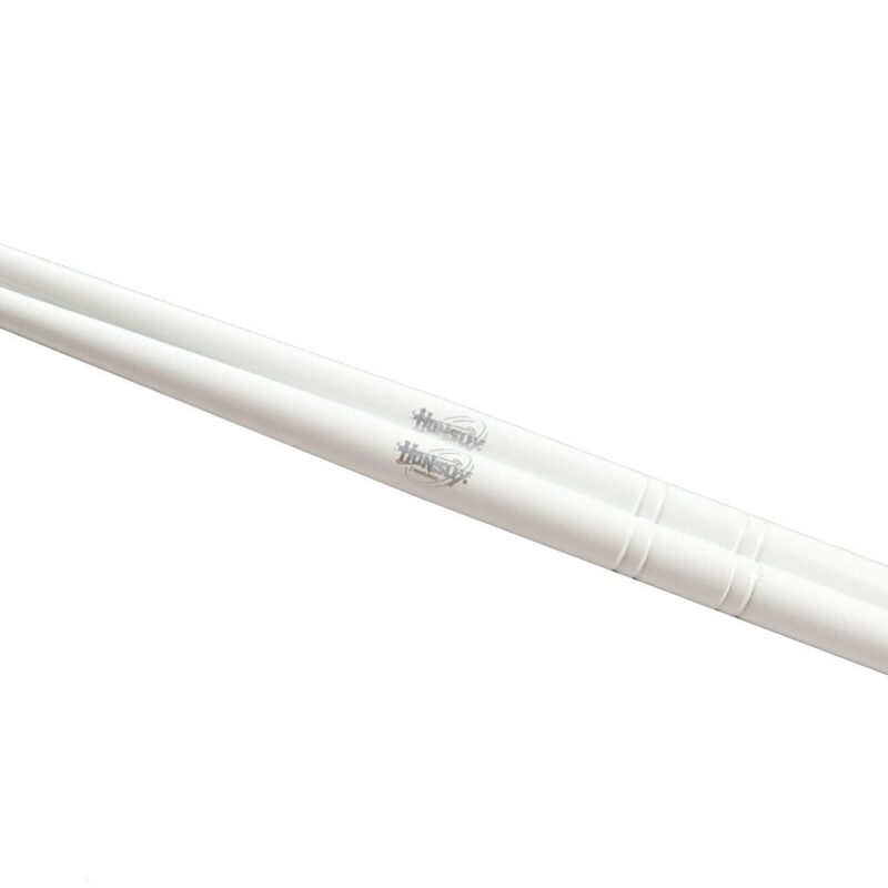 PAR BAQUETAS TAMBOR BLANCAS